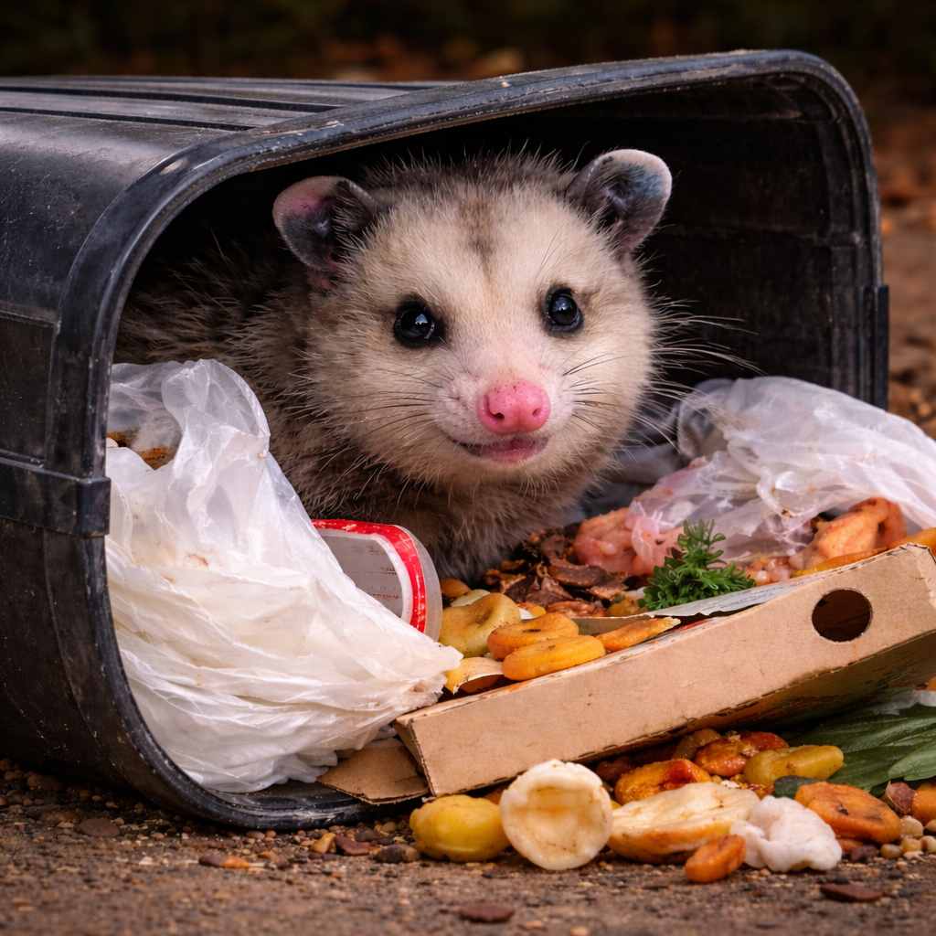 Why Possums Get Into Trash Cans in Oklahoma (And What to Do About It)